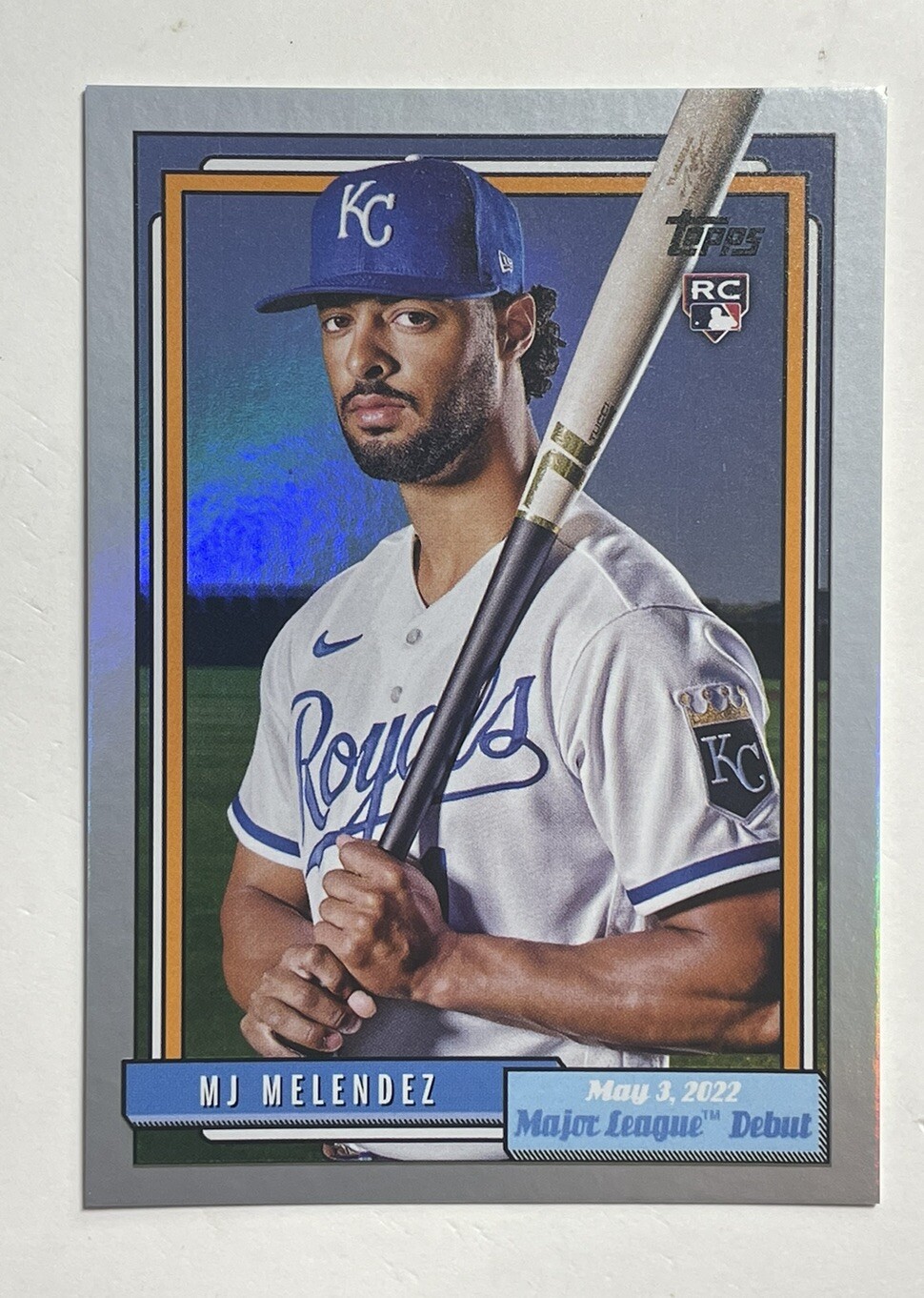 2022 Topps Archives MJ Melendez DEBUT Silver #31/50 Kansas City Royals
