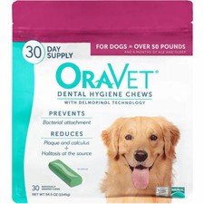 Oravet Dental Hygiene Chews Large Dogs Over 50lbs 30ct By Merial