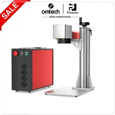 60W Fiber Laser Engraver 6.9x6.9 Mopa JPT Color Laser Metal Fiber Laser Engraver