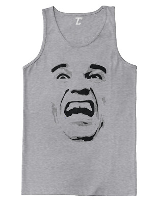 Arnold Face - Movie Star Hilarious Funny Scream Men's Tank Top