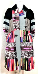 patchwork long coat