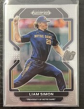 2022 Panini Prizm Draft Picks Baseball Liam Simon #PDP166 San Francisco Giants