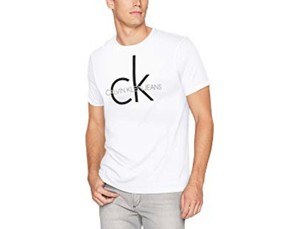 Calvin-Klein-Mens-T-Shirt-Logo-Classic-CK-Letters-Crew-Neck-Short-Sleeve-New
