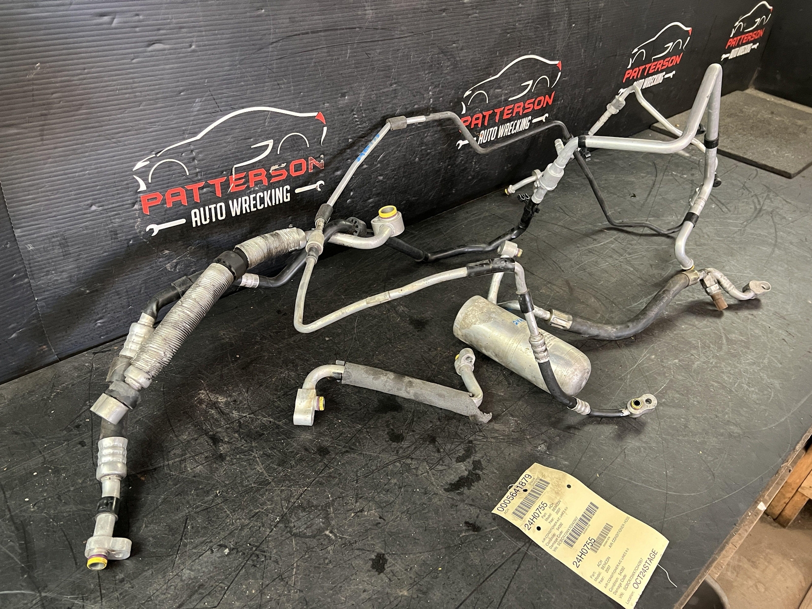 06-12 BENTLEY CONTINENTAL GT 6.0 SET OF AIR CONDITIONER A/C LINES 3D0820189D