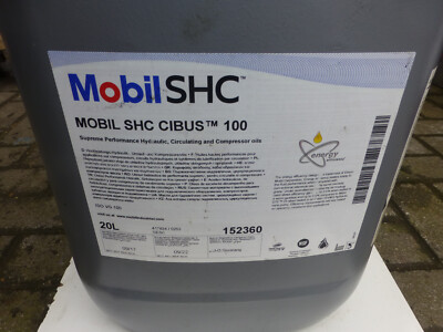 MOBIL SHC Cibus 100 Hochleistungs Hydrauliköl Getriebeöl  5 Liter NEU