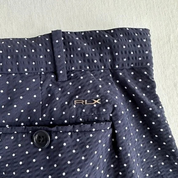 RLX Ralph Lauren Men's Performance Polka Dot Golf Shorts, 40