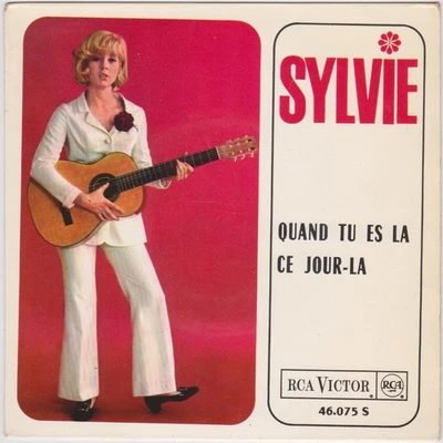 SYLVIE VARTAN QUAND TU ES LÀ / CE JOUR-LÀ FRENCH 45 SINGLE EDDIE VARTAN - Photo 1/2