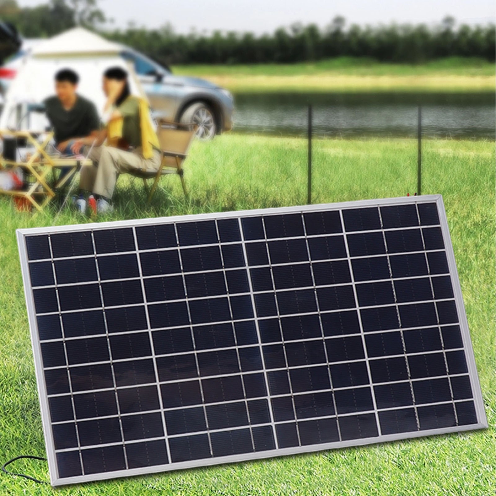 Solar Panel 15W 18V High Efficiency Polycrystalline Solar Panel Kit With Clip Fo