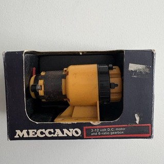 Meccano Power Drive 6 Ratio Geared Motor Boxed Tested