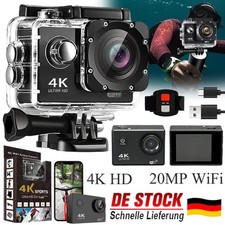 Motorrad Action Kamera 4K wasserdichte Sportkamera 4K Actionkamera HD 170° DHL
