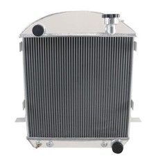 For Ford Model T Bucket For Chevy V8 62mm Full Aluminum Radiator 4 Row Core For Ford Model T Bucket For Chevy V8 62mm Full Aluminum Radiator 4 Row Core