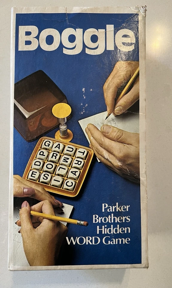 Vintage WORD Boggle & NUMBER Boggle- 1976/1978 Parker Brothers - Image 2 of 4