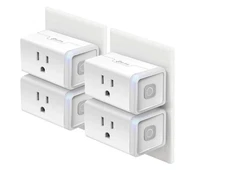 Kasa Smart Plug HS103P4, Smart Home Wi-Fi Outlet Works with Alexa, Echo, Google