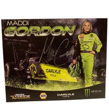 2026 Maddi Gordon Nhra Rookie Season Carlyle Tf Postcard V2 Autographed Us Natl