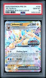 Jolteon ex 030/131 Prismatic Evolutions Stamped Promo