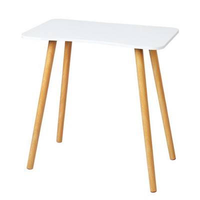 Solid Wood Leg Computer Desk Spacious Modern Study Table 150kg Bearing 
