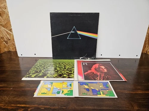 Pink Floyd Dark Side Of The Moon Vinyl LP 1973 With Posters & Stickers
