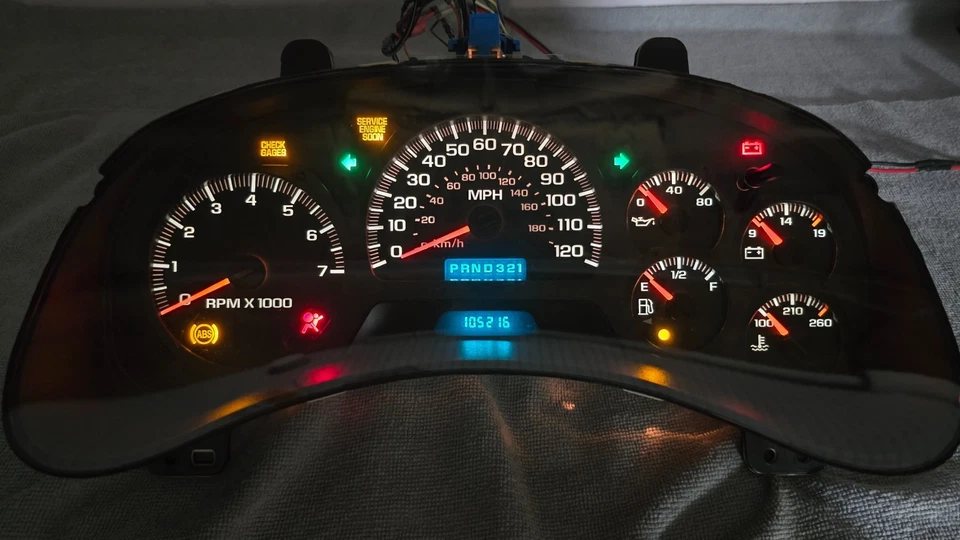 2002 - 2004 雪佛兰开拓者仪表组 — 第 3/4 张图片