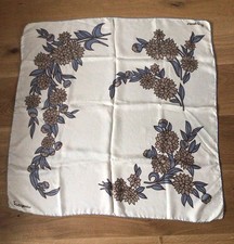 Jacqmar Vintage Silk Scarf 28” x 28” Hand Rolled Hem Excellent Gorgeous