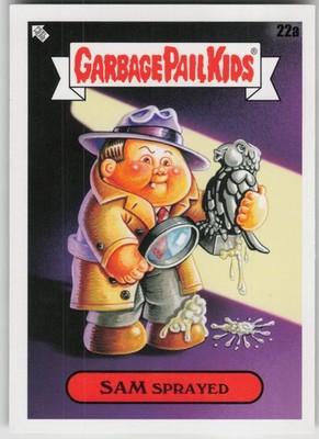 Garbage Pail Kids Sam Sprayed  Garbage Pail Kids Book Worms 22a