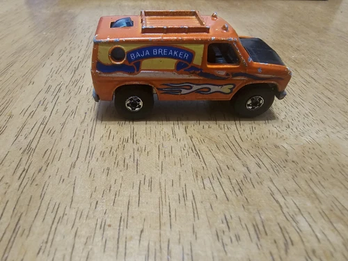 Vintage Hot Wheels 1977 Baja Breaker Van-Orange