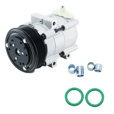 A/C Compressor w/ 8-Groove Pulley for Ford F-150 F-250 F-350 Super Duty Lincoln