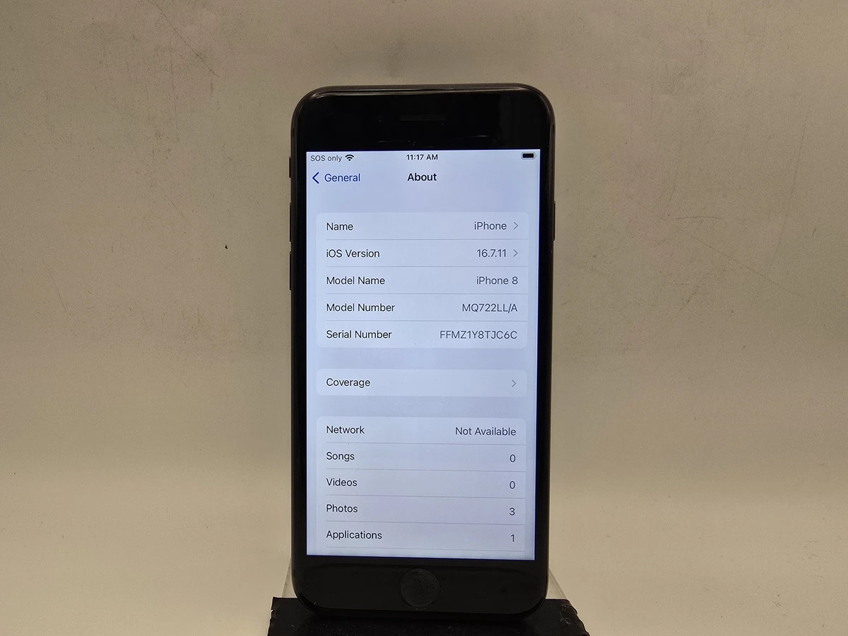 iOS Apple iPhone 8 Black Smartphones for sale | eBay