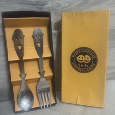 Happy Everyday Baby/Child Spoon Fork Eating Utensils Set Lightweight