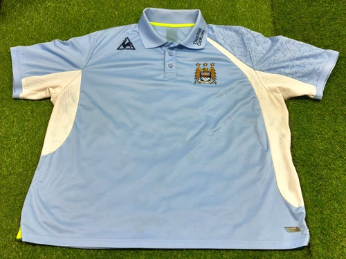 Manchester City 2008/09 Le coq Sportif Training Polo Shirt Thomas Cook XL