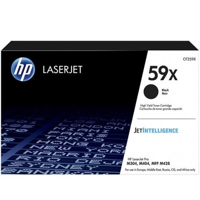 HP CF259X (59X) Black Original High Capacity Toner - Laserjet M304 / M404