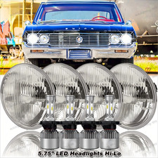 4pcs 5 34 5.75 Led Headlight Hilow Beam For Buickskylark 1961-1972 Gs 455