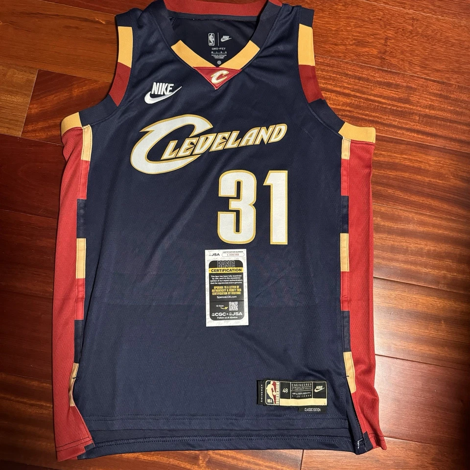 Jarrett Allen Cleveland Cavaliers Autographed Signed Jersey JSA Authenticated - Image 3 of 4