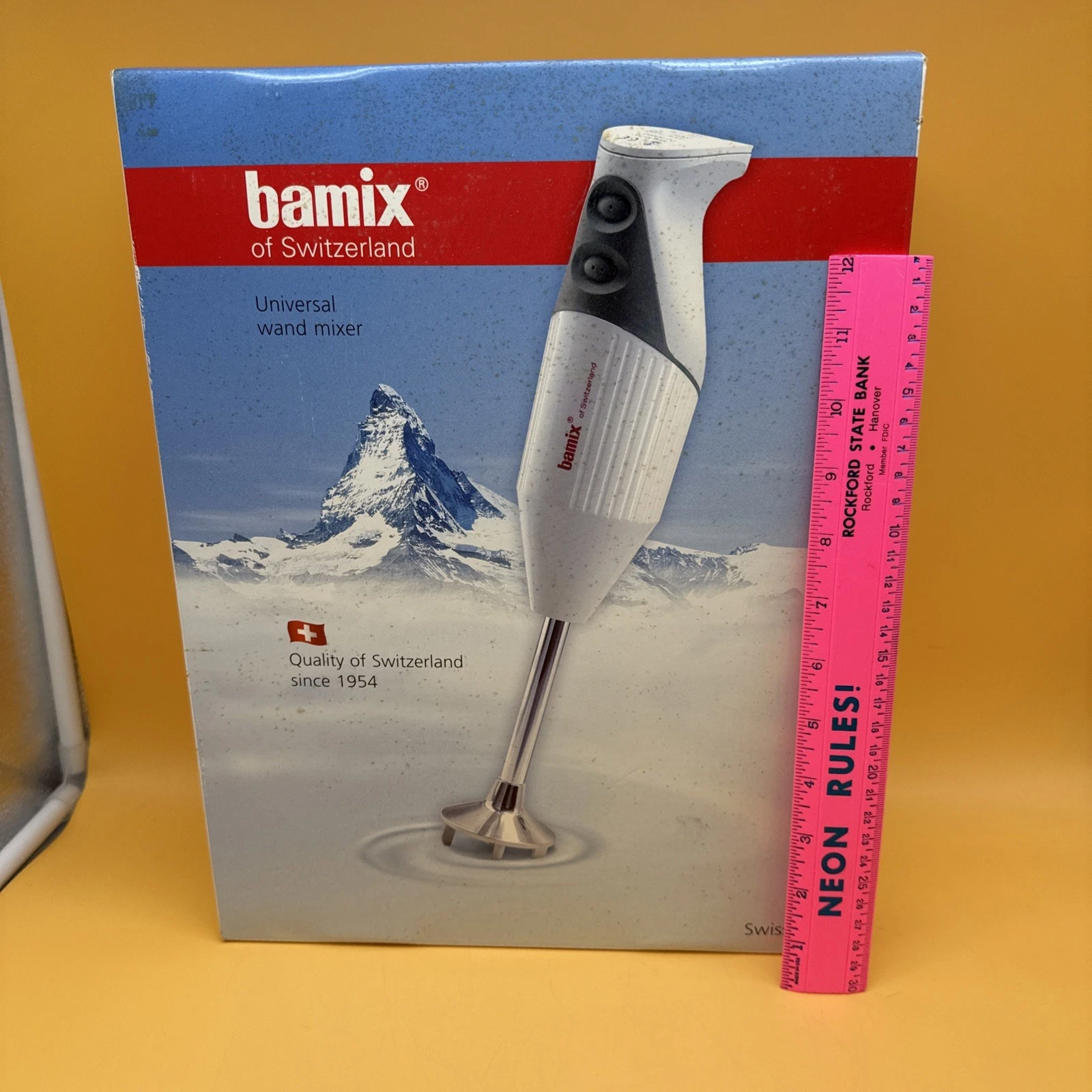 Bamix Swiss Made M 133 Mono 2 Speed Hand Immersion Blender Swissline Wand Mixer
Opens in a new windo