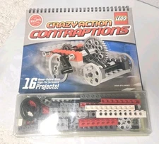 Klutz LEGO Crazy Action Contraptions Craft Kit 16 Designs 2008 SEALED 