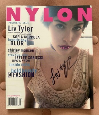 NYLON Magazine Premier Issue / 1999 SIGNED by Liv Tyler