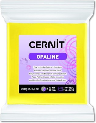 CERNIT CE0880250717C - Block Modelliermasse (Polymer) OPALINE, halb transluzent,