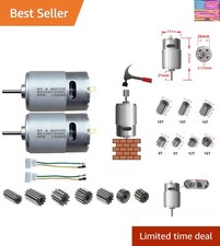 2 Pcs 12V 15000RPM Electric Drive Motor for Power Wheels Upgrade,18 Volt Moto...