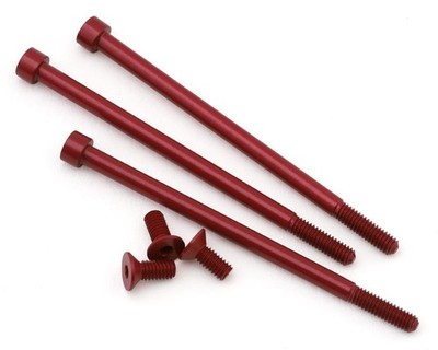 Team Exalt Complete 25.5T Modified Motor Aluminum Screws Kit (Red) [EXA0243R]