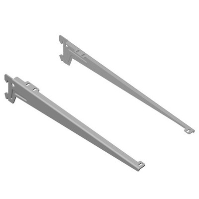 10300-00051= Winkelträger Li+Re T 380 mm weißalu RA 50 Element System Konsole