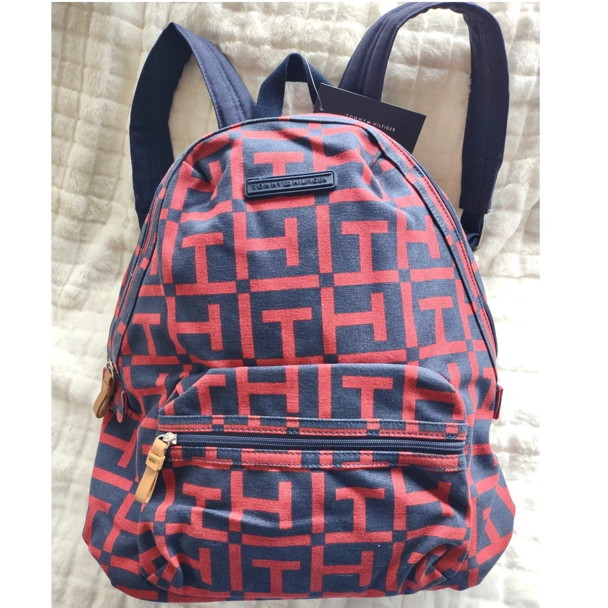 Tommy Hilfiger Backpack Red Bags & Handbags for Women for  display picture 1