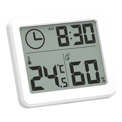 Digital Indoor Hygrometer Thermometer LCD -Temporie -Feuchtigkeitsanzeige mit Uh