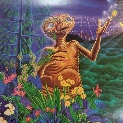 1992 E.T limited lithograph movie poster 36'' x 24'' signed Melanie Taylor Kens.
