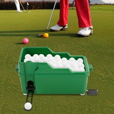Powerless Golf Balls Dispenser Semi-Auto Ball Serving Manchine Floor Mount