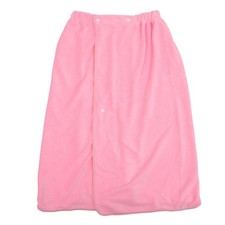 Breathable Pink Bath Towel Wrap for Women Nylon Absorbent Lightweight Robe