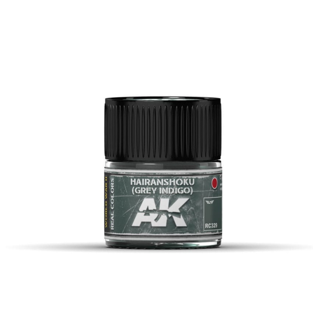 AK Interactive Real Color Hairanshoku Серый Индиго 10 МЛ Акриловая краска для хобби в бутылке 2090₽