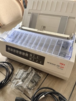OKI Microline 320 Turbo 9 Pin Dot Matrix Printer D22800A Tested and Approved