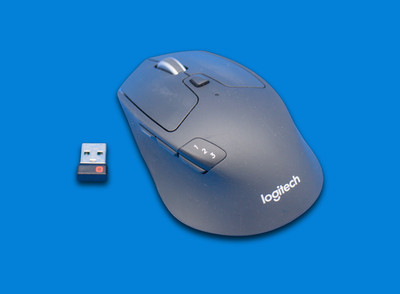 Logitech M720 Triathlon kabellose Maus | inkl. USB-Dongle | Bluetooth