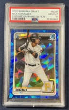 2020 Bowman Chrome Draft Sapphire Edition - Nick Gonzales #BD-81 (RC)