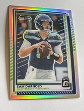 2025 Panini Donruss Optic Sam Darnold #186 Silver Holo Prizm Seattle Seahawks