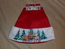 2025 Design Rudolph The Red-Nosed Reindeer Christmas Santa Hat Red Felt 17" tall